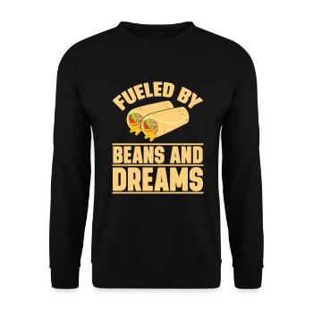 Burrito Gift - Unisex Pullover - Schwarz - Vorne - Alina (178cm) & Michal (187cm)