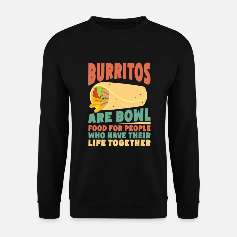 Burrito Gift - Unisex Pullover - Schwarz