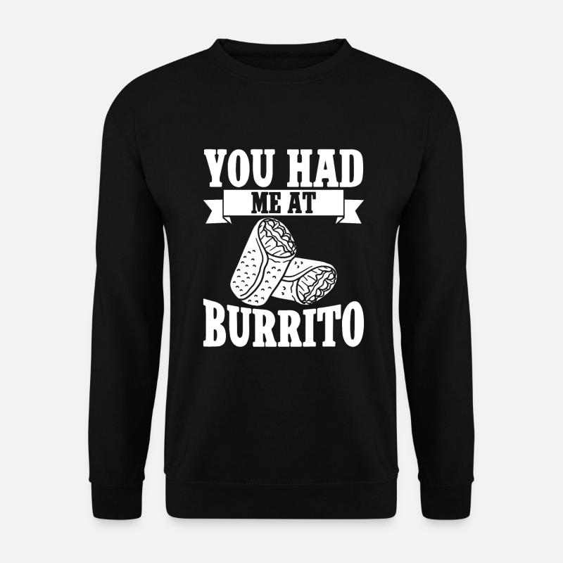 Cadeau Burrito - Sweat-shirt Unisexe - noir