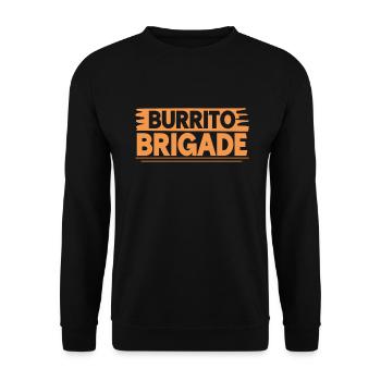 Burrito Gift - Unisex Pullover - Schwarz - Vorne - Alina (178cm) & Michal (187cm)
