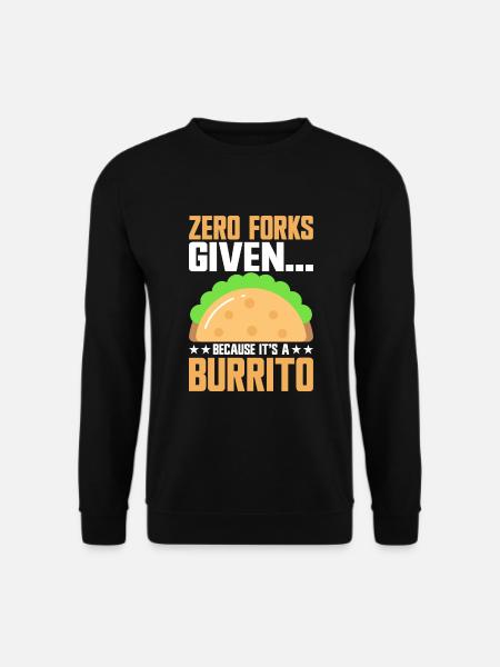 Cadeau Burrito - Sweat-shirt Unisexe - noir