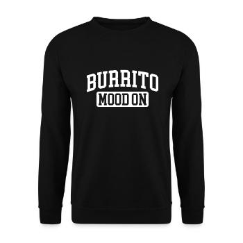 Burrito Gift - Unisex Pullover - Schwarz - Vorne - Alina (178cm) & Michal (187cm)