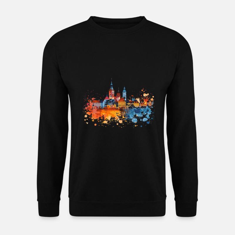Luckenwalde - Sweat-shirt Unisexe - noir