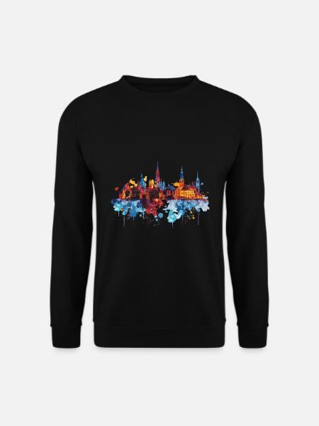Lunebourg - Sweat-shirt Unisexe - noir