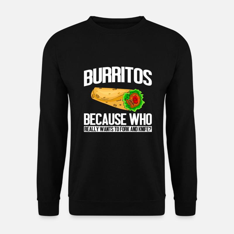 Burrito Gift - Unisex Pullover - Schwarz