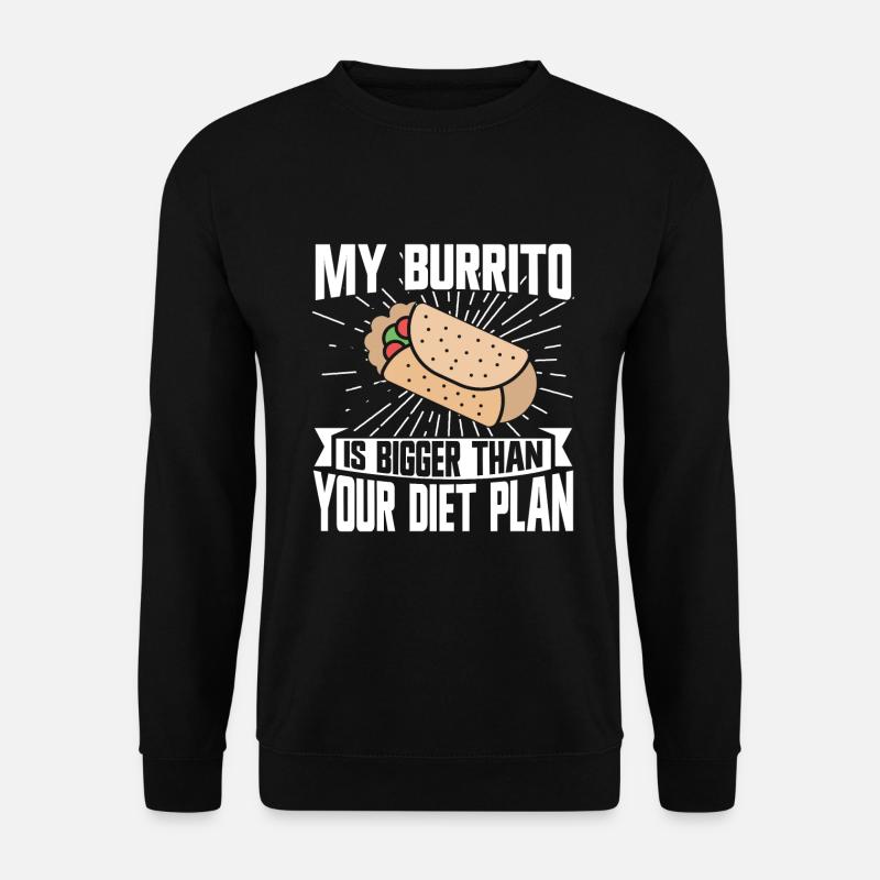 Burrito Gift - Unisex Pullover - Schwarz