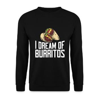 Burrito Gift - Unisex Pullover - Schwarz - Vorne - Alina (178cm) & Michal (187cm)