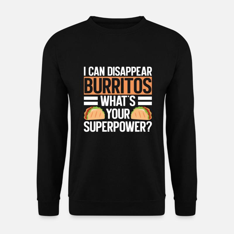 Burrito Gift - Unisex Pullover - Schwarz