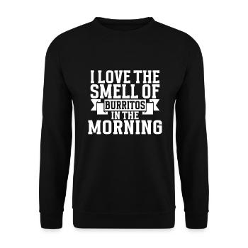Burrito Gift - Unisex Pullover - Schwarz - Vorne - Alina (178cm) & Michal (187cm)