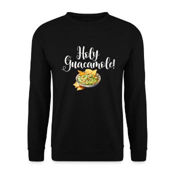 Avocado Gifts - Unisex Sweatshirt - black - Front - Alina (178cm) & Michal (187cm)