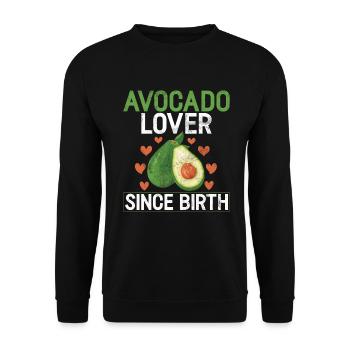 Avocado Gifts - Unisex Sweatshirt - black - Front - Alina (178cm) & Michal (187cm)