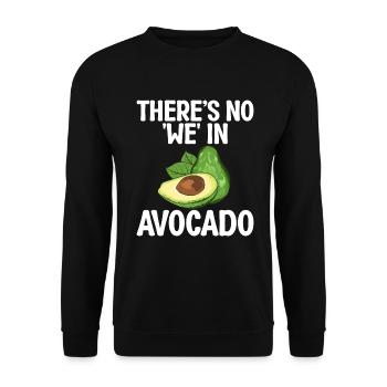 Avocado Gifts - Unisex Sweatshirt - black - Front - Alina (178cm) & Michal (187cm)