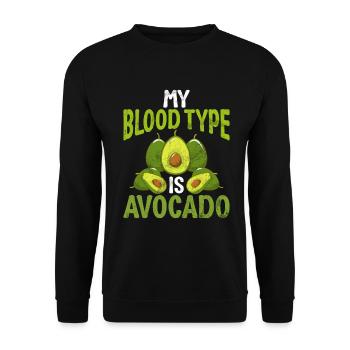 Avocado Gifts - Unisex Pullover - Schwarz - Vorne - Alina (178cm) & Michal (187cm)