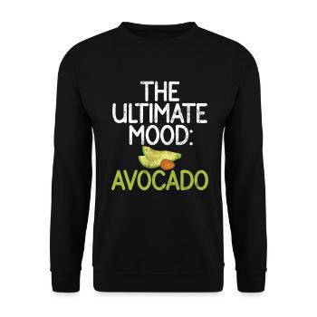 Avocado Gifts - Unisex Sweatshirt - black - Front - Alina (178cm) & Michal (187cm)
