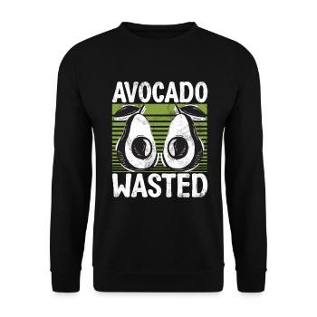 Avocado Gifts - Unisex Sweatshirt - black - Front - Alina (178cm) & Michal (187cm)