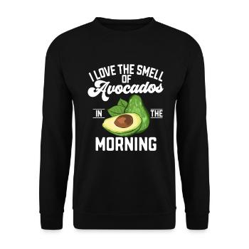Avocado Gifts - Unisex Sweatshirt - black - Front - Alina (178cm) & Michal (187cm)