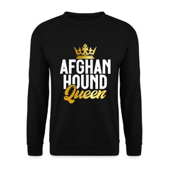 Cadeaux pour les chiens afghans - Sweat-shirt Unisexe - noir - Devant - Alina (178cm) & Michal (187cm)