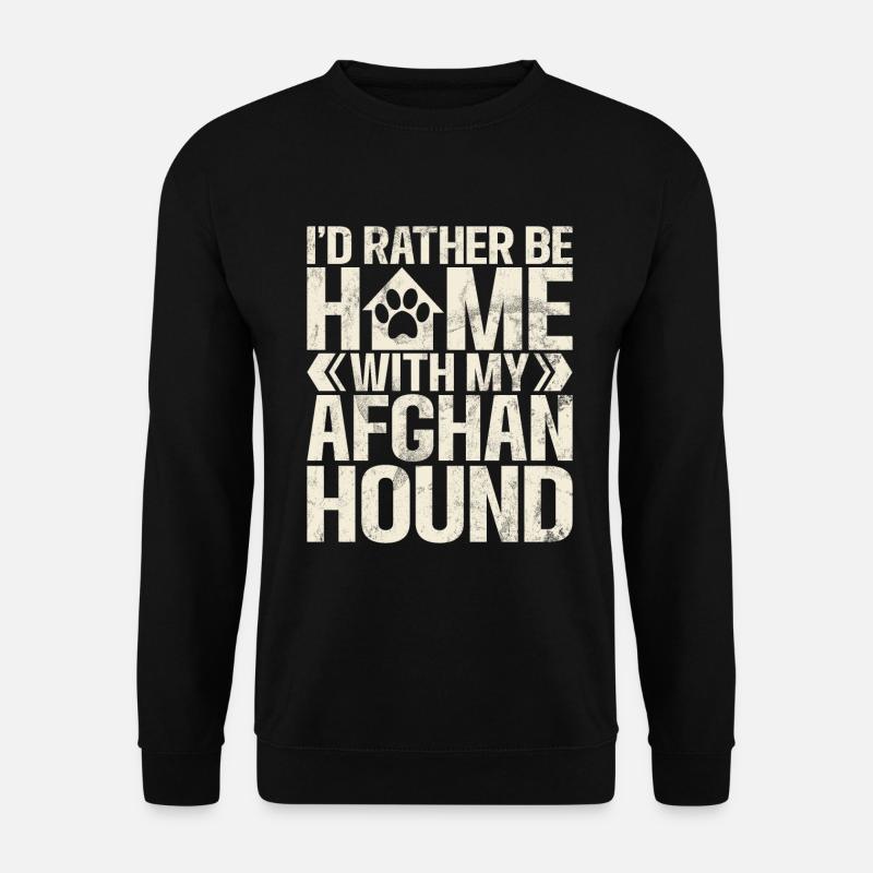Afghan Hound Gifts - Unisex Pullover - Schwarz