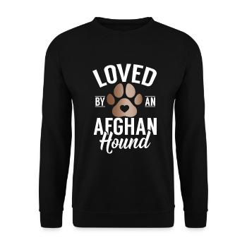 Cadeaux pour les chiens afghans - Sweat-shirt Unisexe - noir - Devant - Alina (178cm) & Michal (187cm)