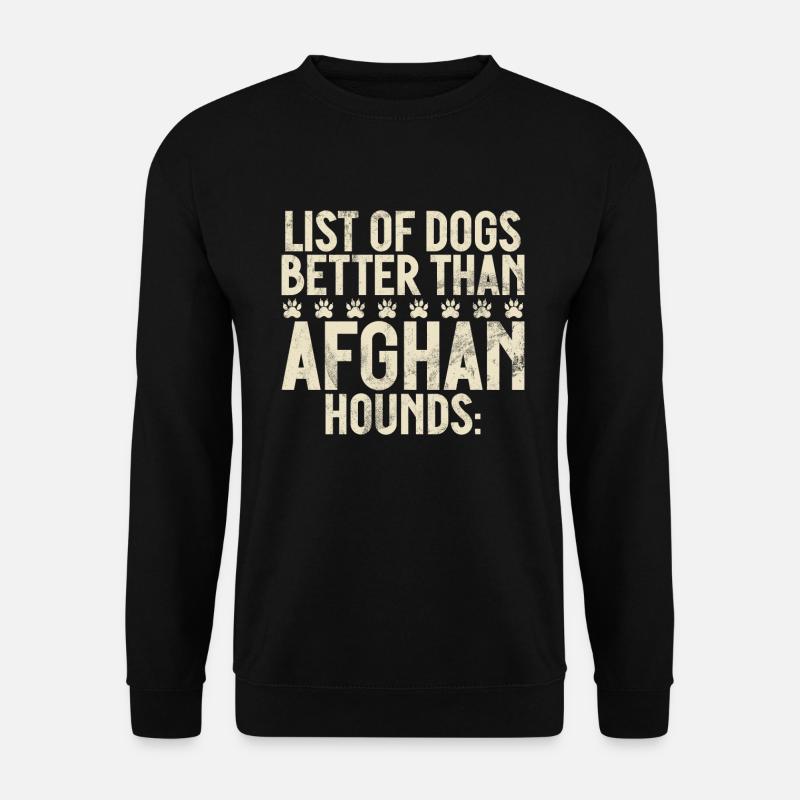 Afghan Hound Gifts - Unisex Sweatshirt - black