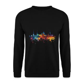 Ravensburg - Unisex Pullover - Schwarz - Vorne - Alina (178cm) & Michal (187cm)