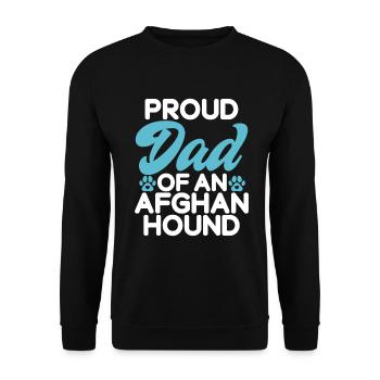 Afghan Hound Gifts - Unisex Pullover - Schwarz - Vorne - Alina (178cm) & Michal (187cm)