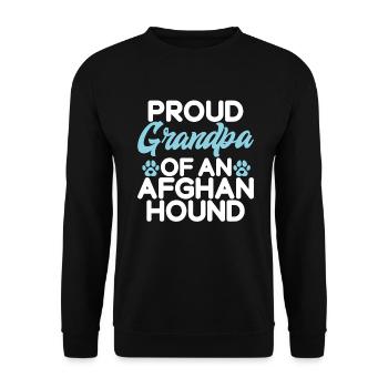 Afghan Hound Gifts - Unisex Pullover - Schwarz - Vorne - Alina (178cm) & Michal (187cm)