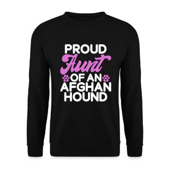 Cadeaux pour les chiens afghans - Sweat-shirt Unisexe - noir - Devant - Alina (178cm) & Michal (187cm)