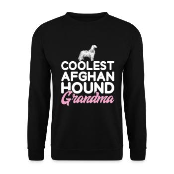 Cadeaux pour les chiens afghans - Sweat-shirt Unisexe - noir - Devant - Alina (178cm) & Michal (187cm)