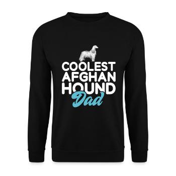 Afghan Hound Gifts - Unisex Pullover - Schwarz - Vorne - Alina (178cm) & Michal (187cm)