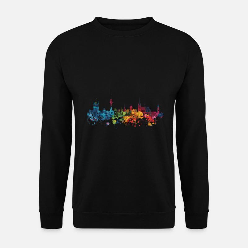 Saalfeld Saale - Sweat-shirt Unisexe - noir