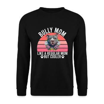 American Bully Gifts - Unisex Sweatshirt - black - Front - Alina (178cm) & Michal (187cm)