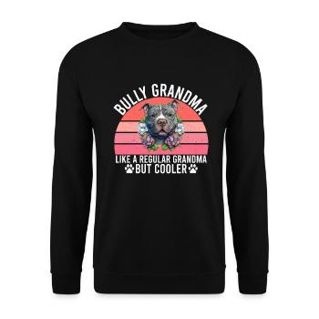 American Bully Gifts - Unisex Sweatshirt - black - Front - Alina (178cm) & Michal (187cm)
