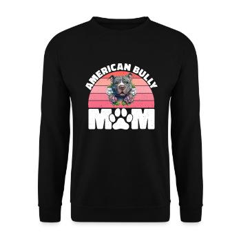 American Bully Gifts - Unisex Sweatshirt - black - Front - Alina (178cm) & Michal (187cm)
