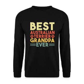 Australian Terrier Gifts - Unisex Pullover - Schwarz - Vorne - Alina (178cm) & Michal (187cm)