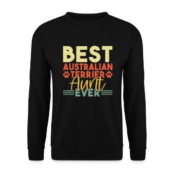 Cadeaux pour terrier australien - Sweat-shirt Unisexe - noir - Devant - Alina (178cm) & Michal (187cm)
