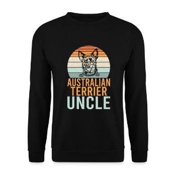 Cadeaux pour terrier australien - Sweat-shirt Unisexe - noir - Devant - Alina (178cm) & Michal (187cm)