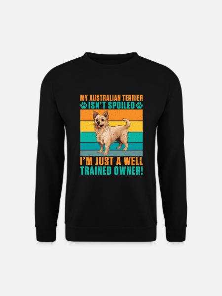 Cadeaux pour terrier australien - Sweat-shirt Unisexe - noir