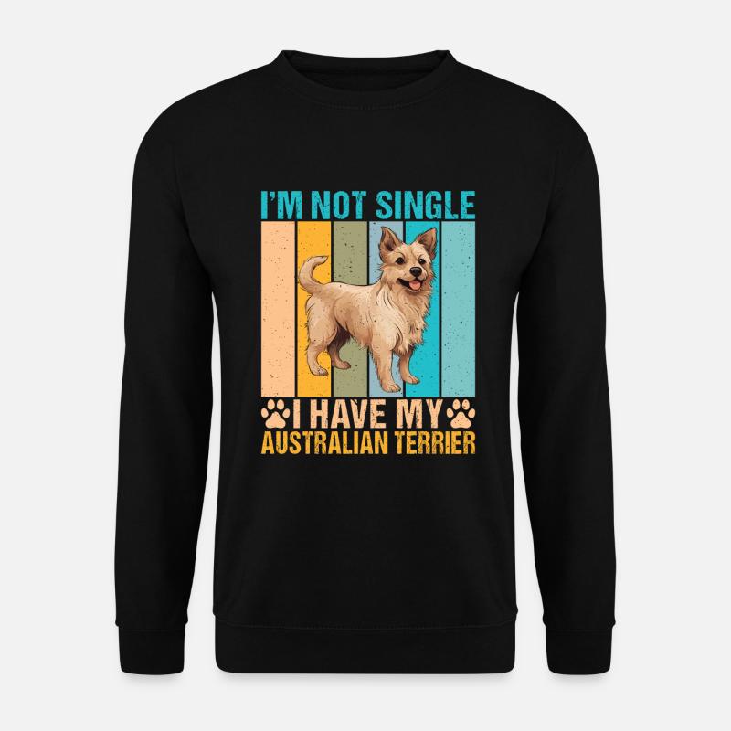 Cadeaux pour terrier australien - Sweat-shirt Unisexe - noir