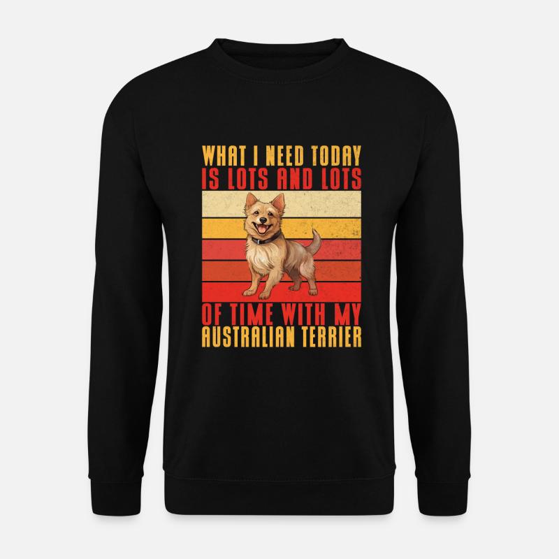 Cadeaux pour terrier australien - Sweat-shirt Unisexe - noir