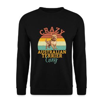 Cadeaux pour terrier australien - Sweat-shirt Unisexe - noir - Devant - Alina (178cm) & Michal (187cm)