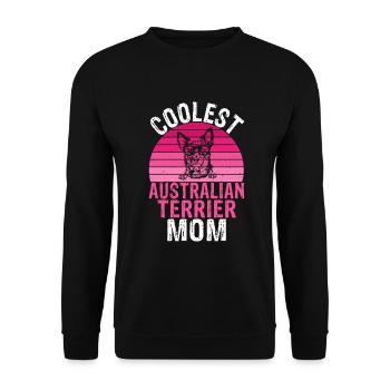 Cadeaux pour terrier australien - Sweat-shirt Unisexe - noir - Devant - Alina (178cm) & Michal (187cm)