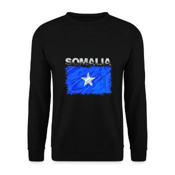 Somalia - Unisex Pullover - Schwarz - Vorne - Alina (178cm) & Michal (187cm)