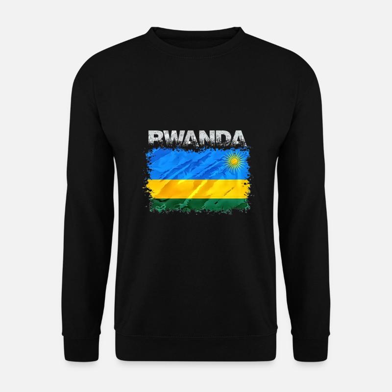Ruanda - Unisex Pullover - Schwarz