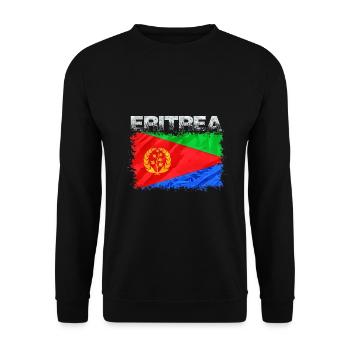 Eritrea - Unisex Pullover - Schwarz - Vorne - Alina (178cm) & Michal (187cm)