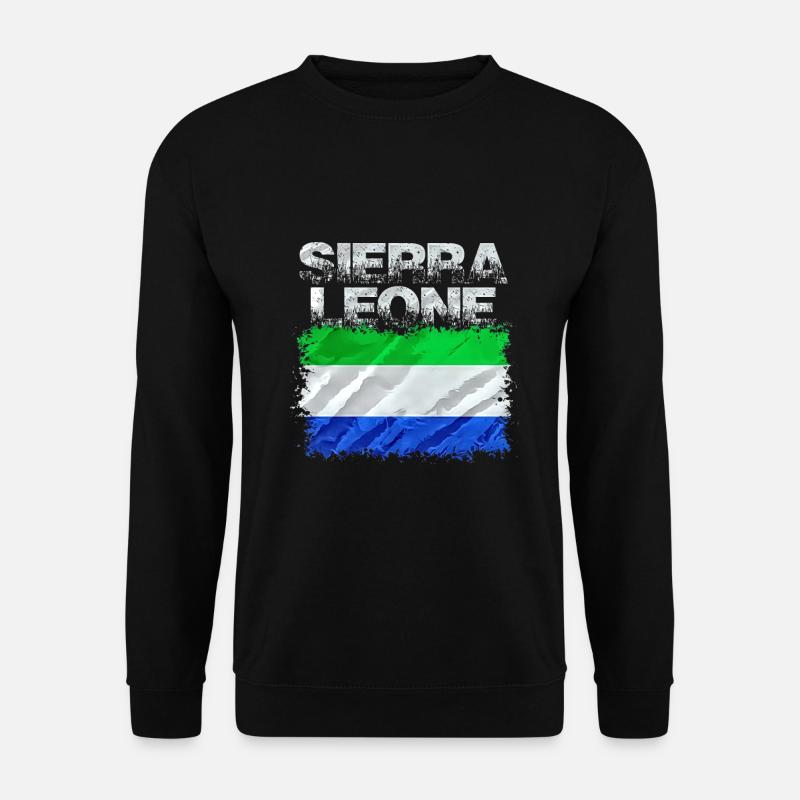 Sierra Leone - Unisex Pullover - Schwarz