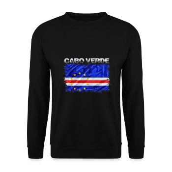Cap Verde - Unisex Pullover - Schwarz - Vorne - Alina (178cm) & Michal (187cm)