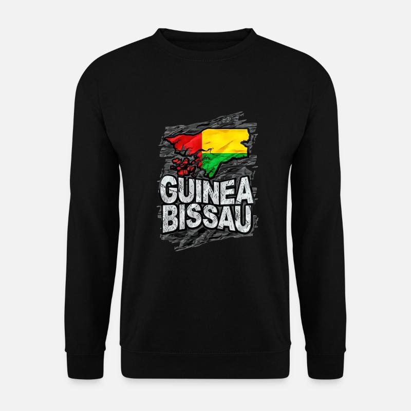 Guinée-Bissau - Sweat-shirt Unisexe - noir