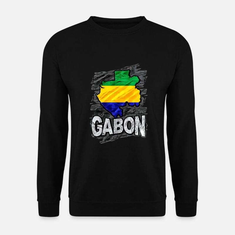 Gabun - Unisex Pullover - Schwarz