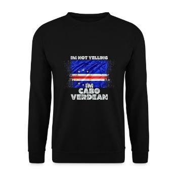 Cap Verde - Unisex Pullover - Schwarz - Vorne - Alina (178cm) & Michal (187cm)